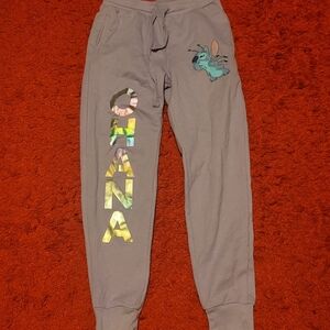 Pastel purple lilo and stitch sweatpants women's size XS
